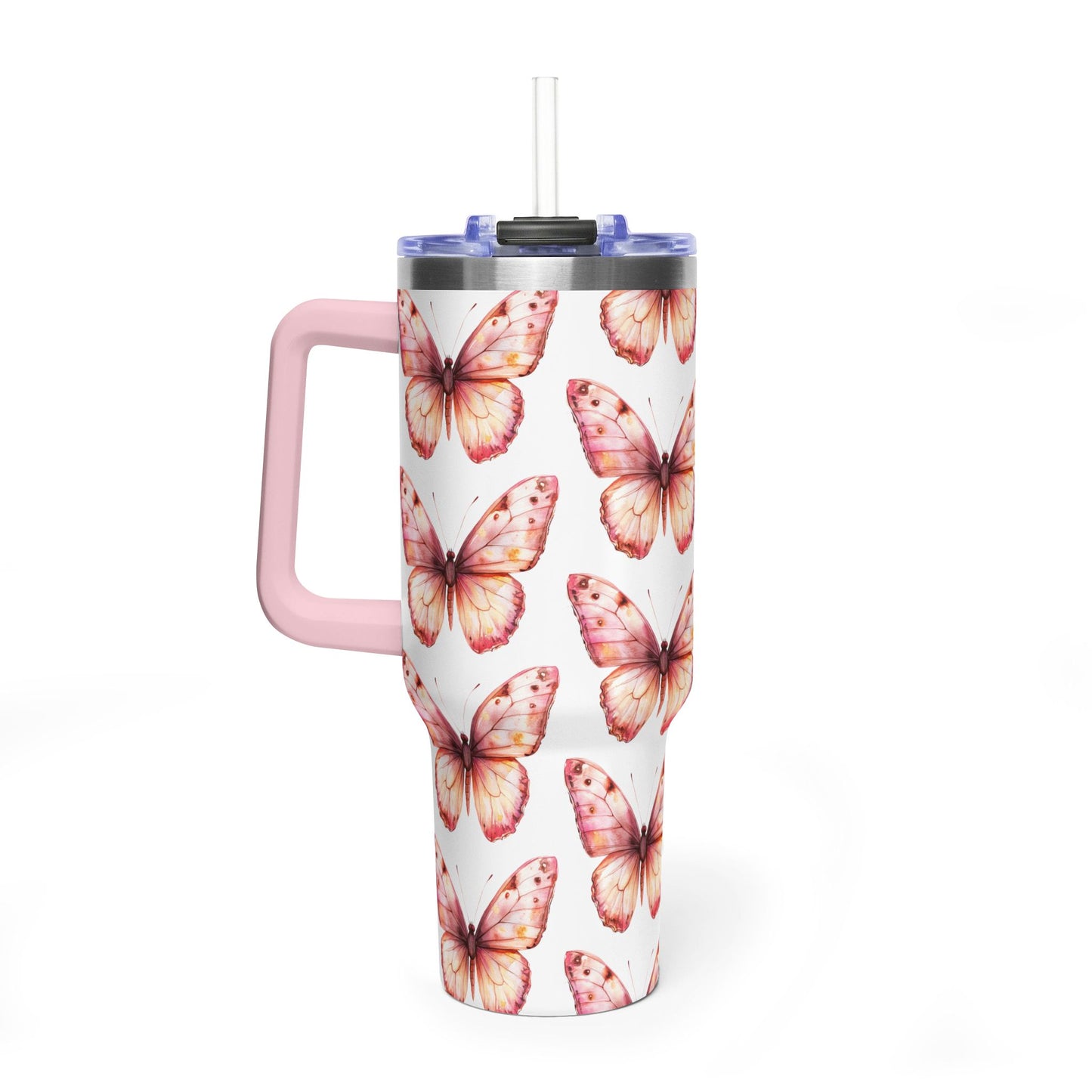 40oz Butterfly Thermal Tumbler – Insulated Vacuum Travel Mug