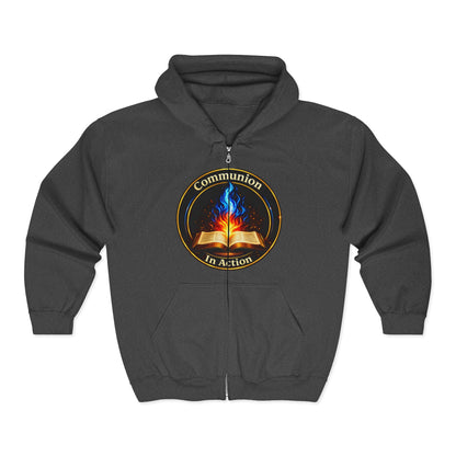Communion In Action Hoodie — Global Youth Day Zip-Up