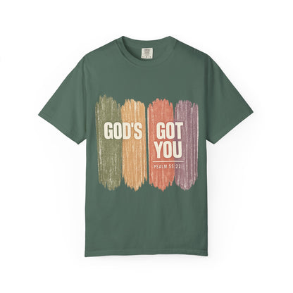 God's Got You Unisex T‑Shirt — Psalm 55:22 Inspirational Christian Tee