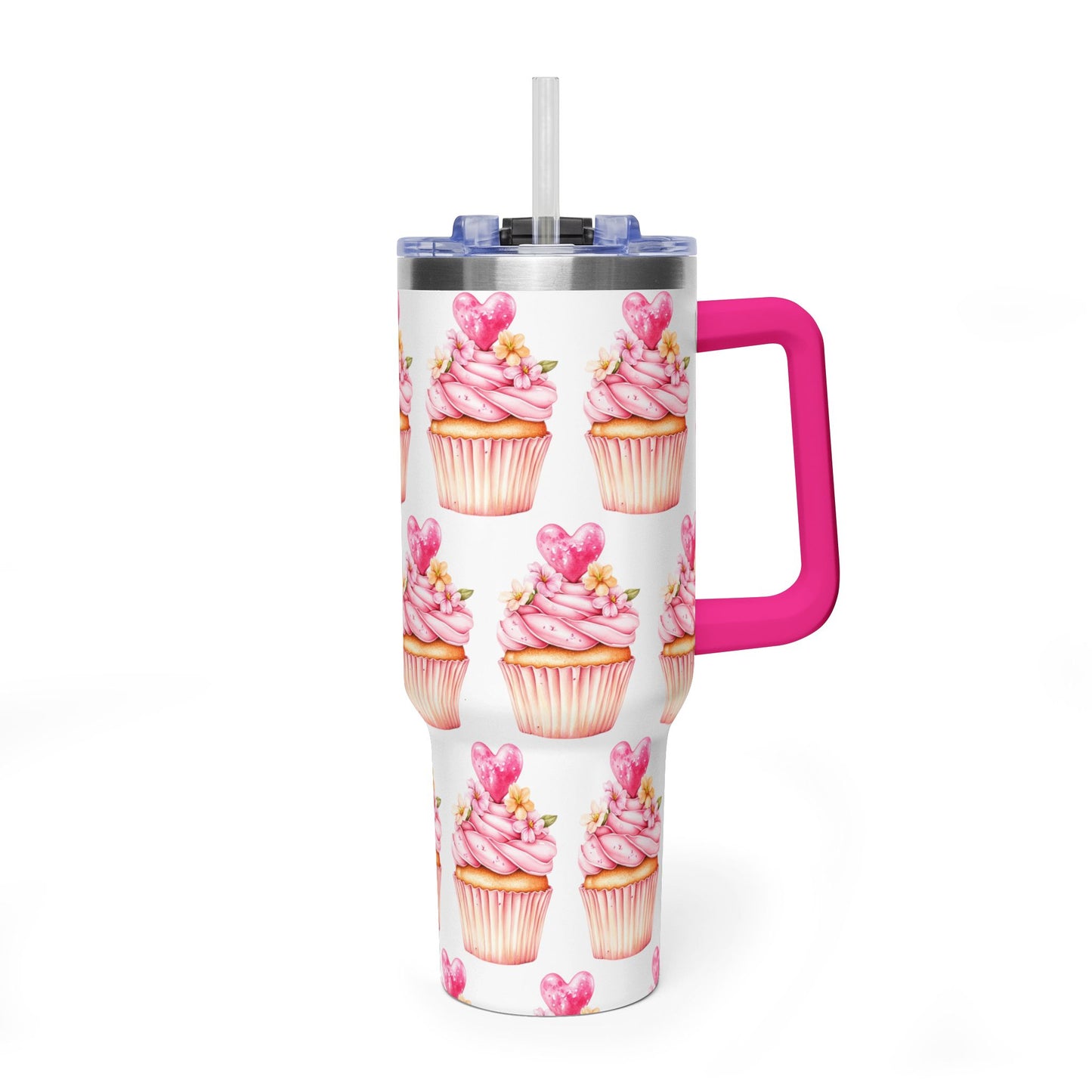 Grace in Bloom40oz Vacuum Tumbler — Insulated Travel Mug
