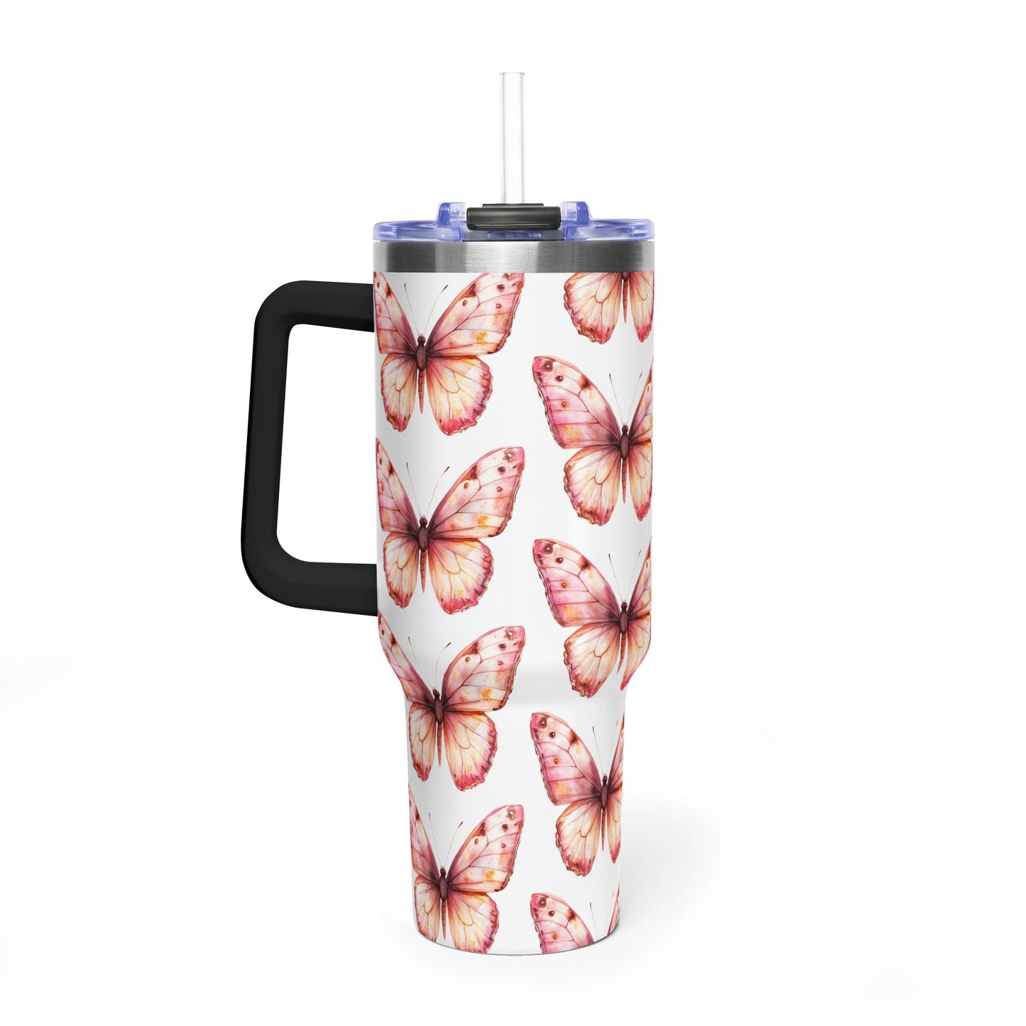 40oz Butterfly Thermal Tumbler – Insulated Vacuum Travel Mug