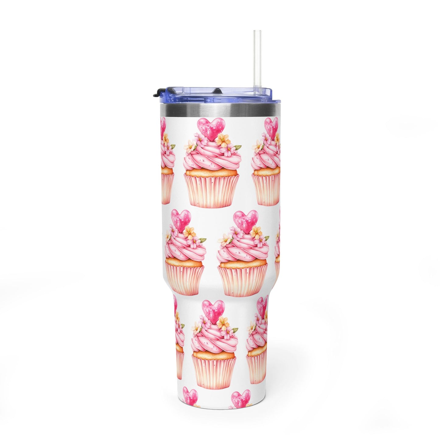 Grace in Bloom40oz Vacuum Tumbler — Insulated Travel Mug