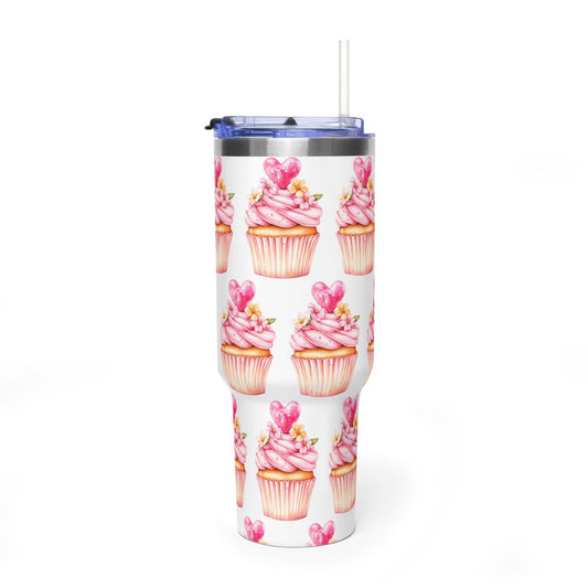 Grace in Bloom40oz Vacuum Tumbler — Insulated Travel Mug
