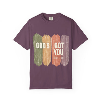 God's Got You Unisex T‑Shirt — Psalm 55:22 Inspirational Christian Tee