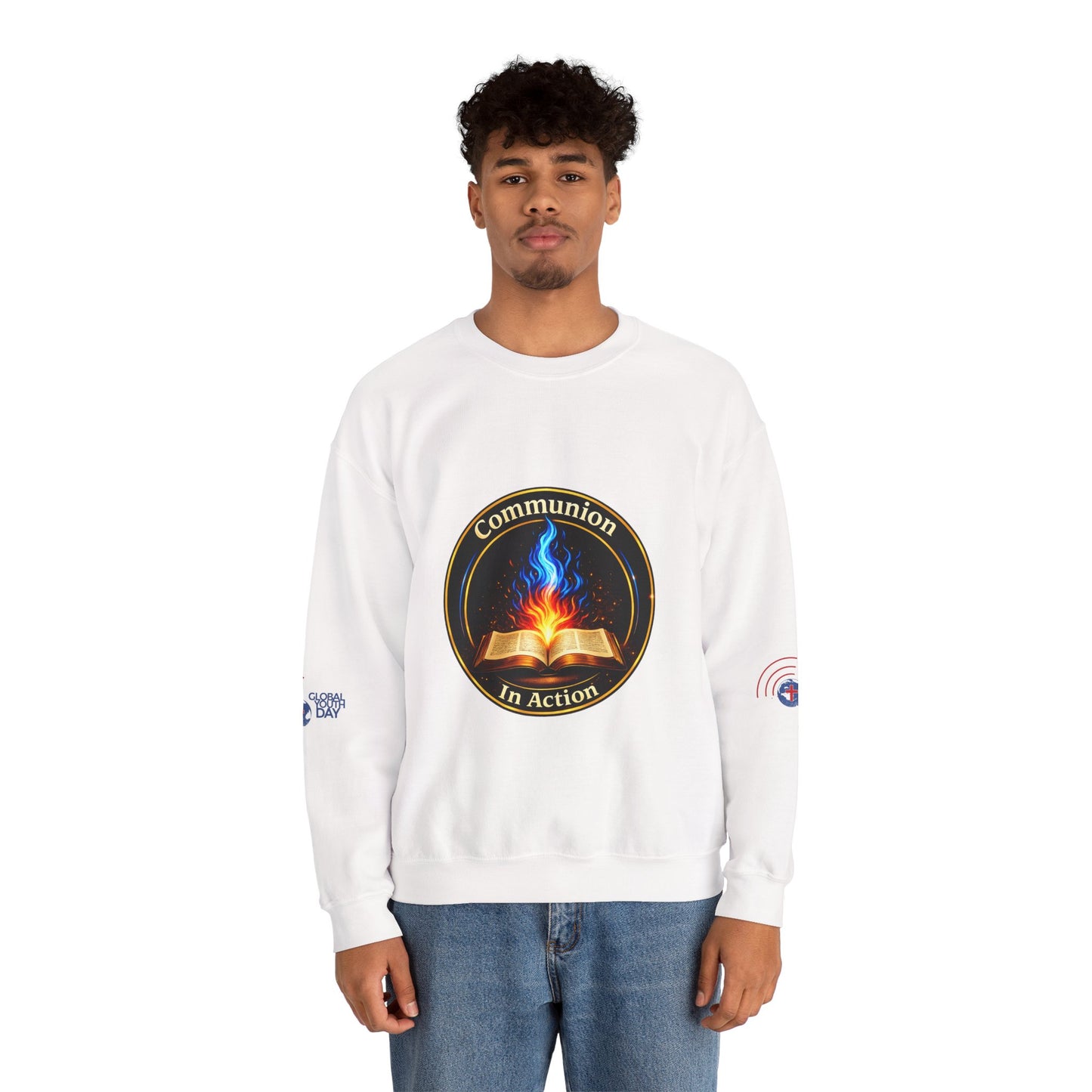 Communion In Action — Gildan 18000 Crewneck Sweatshirt