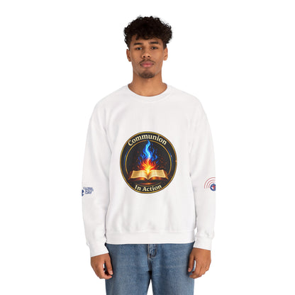 Communion In Action — Gildan 18000 Crewneck Sweatshirt