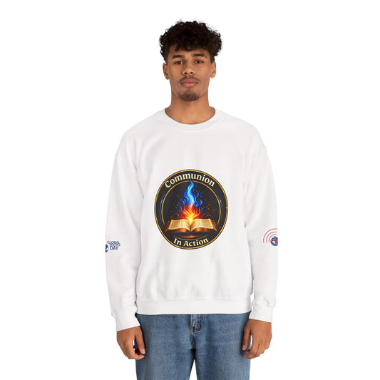 Communion In Action — Gildan 18000 Crewneck Sweatshirt
