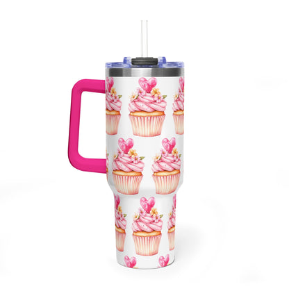 Grace in Bloom40oz Vacuum Tumbler — Insulated Travel Mug