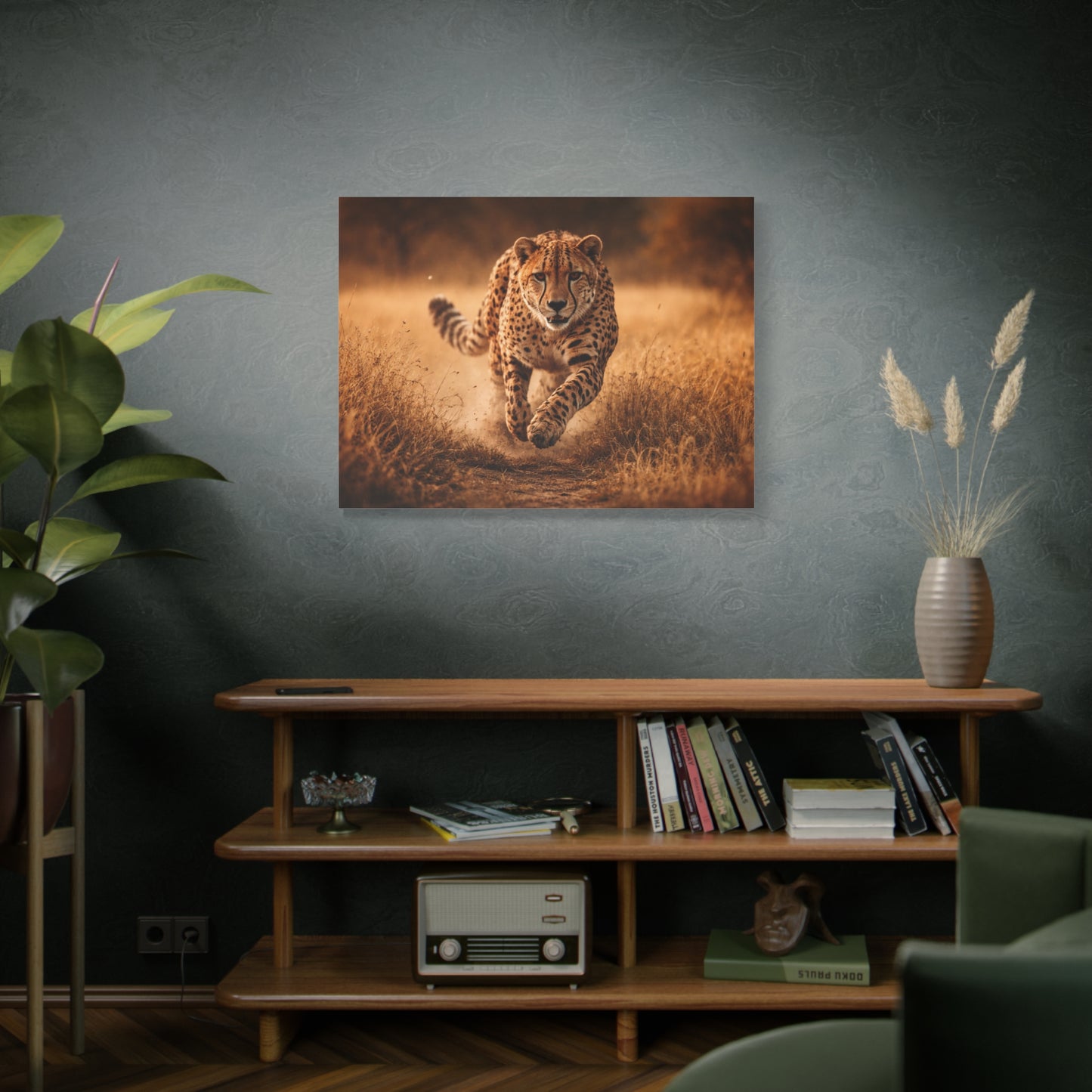 FERA ANIMA — Cheetah in Motion Canvas
