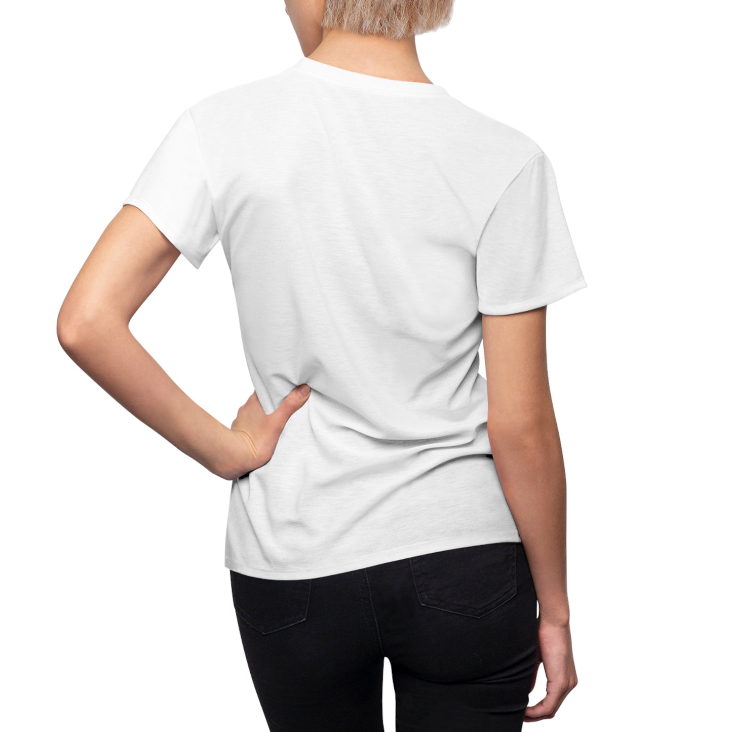 Cute Anime Girl Tee — Kawaii Bow Hair Graphic Women's Shirt