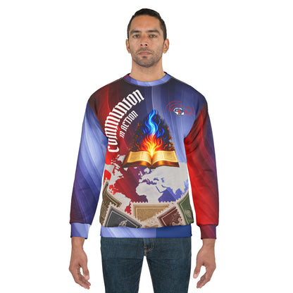 Communion In Action — Christian Faith All-Over Print