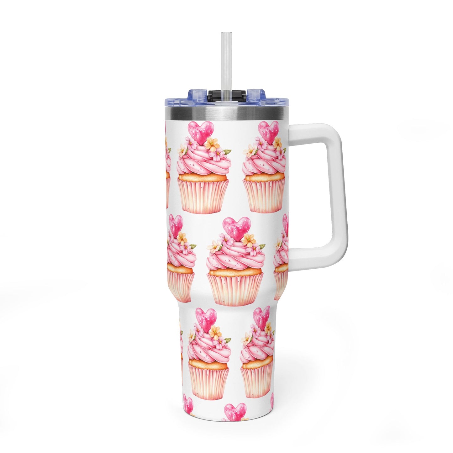 Grace in Bloom40oz Vacuum Tumbler — Insulated Travel Mug