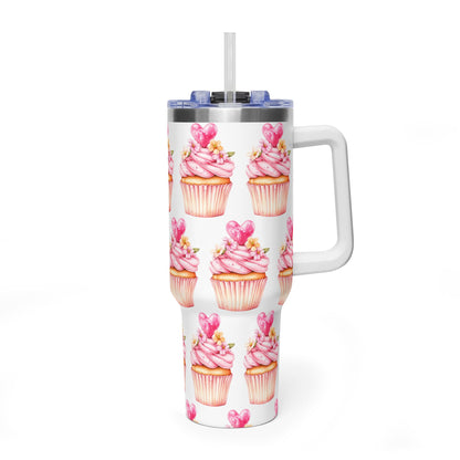 Grace in Bloom40oz Vacuum Tumbler — Insulated Travel Mug