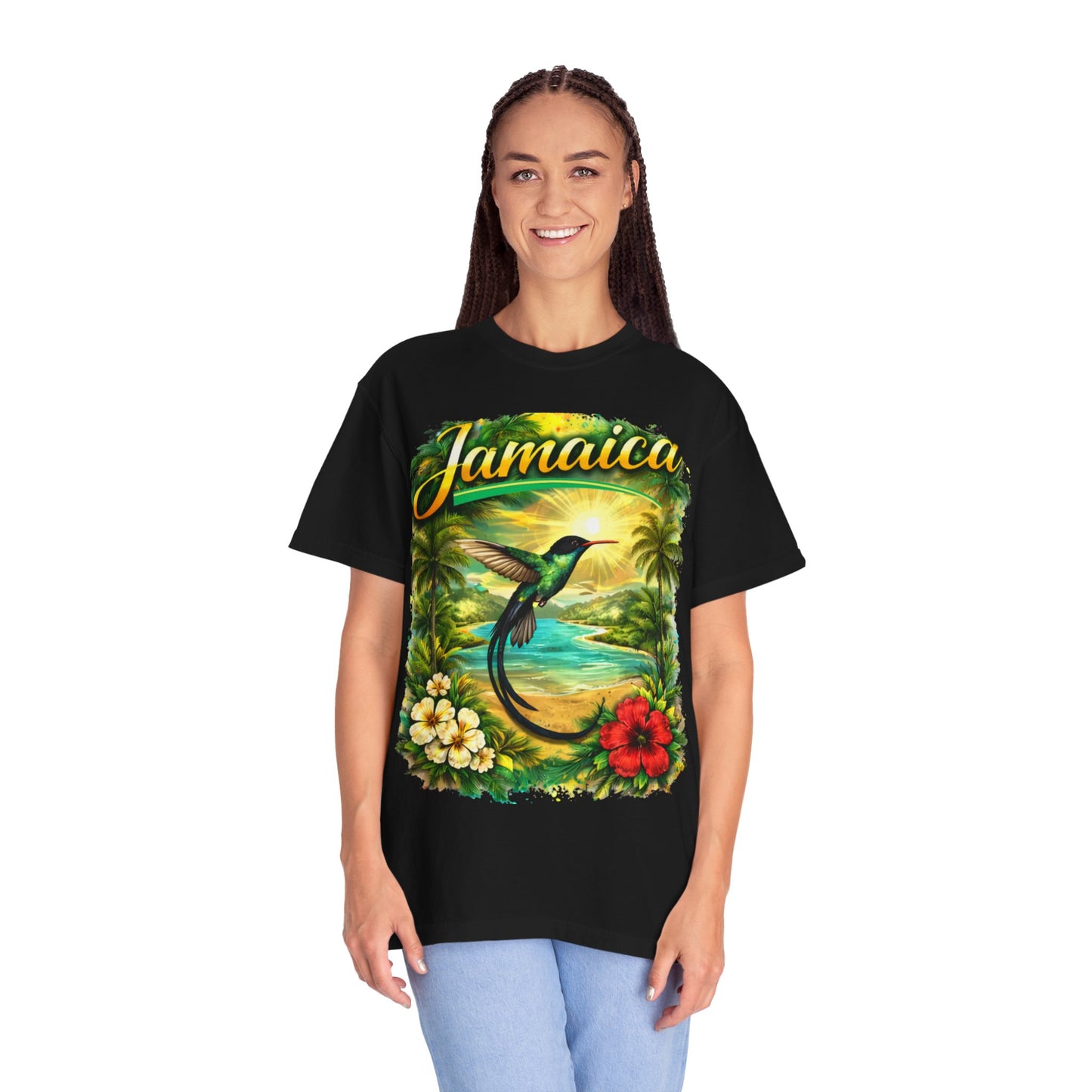 Yaad Vibes - Jamaica Tropical Hummingbird T-Shirt