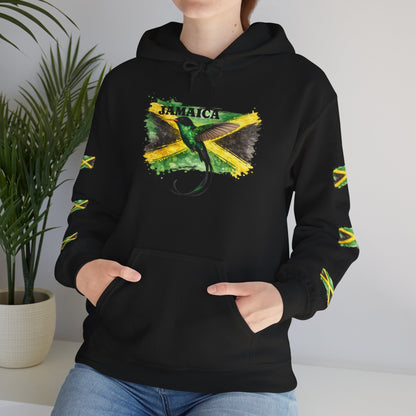 Yaad Vibes - Jamaica Flag Hummingbird Hoodie