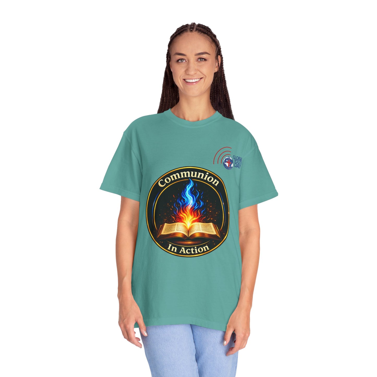 Communion In Action — Global Youth Day Garment-Dyed Tee