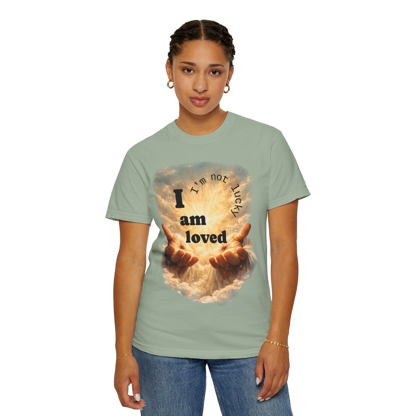 Golden Promises — “I Am Loved” Garment-Dyed Tee