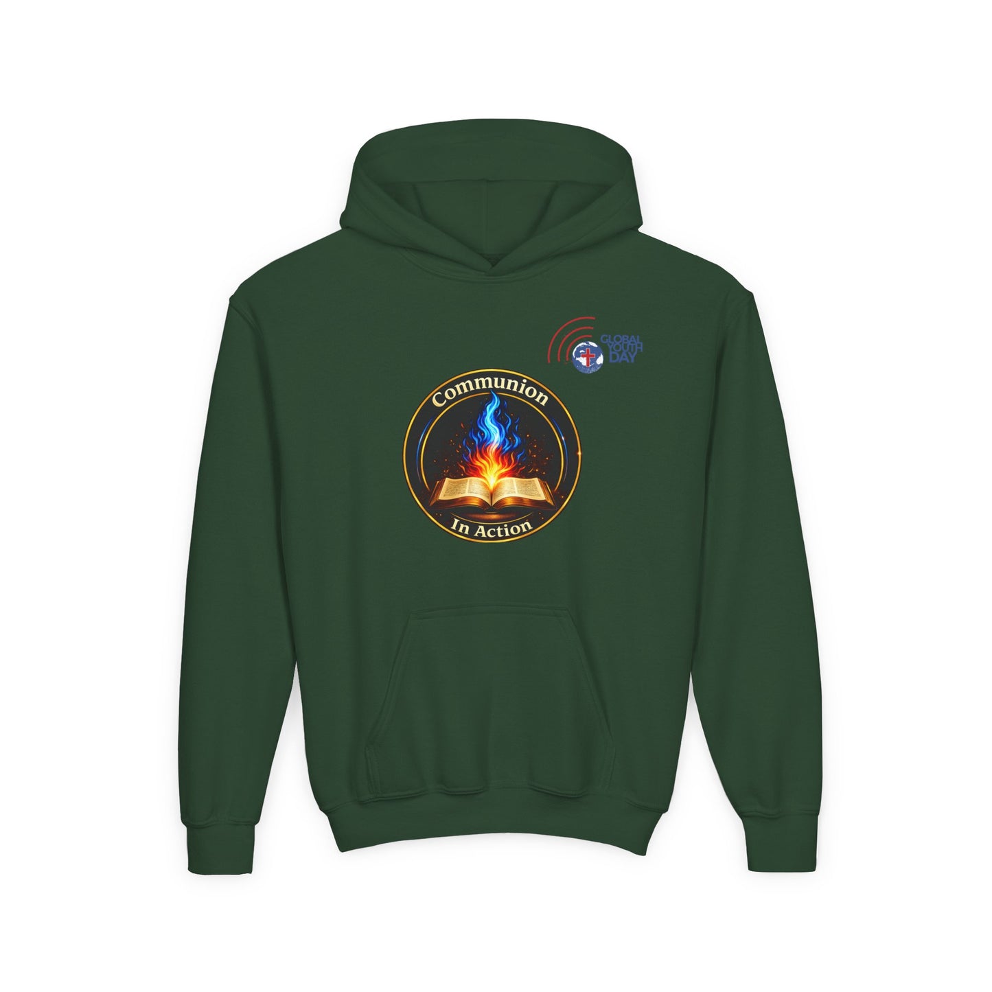 Communion In Action — Global Youth Day Youth Hoodie