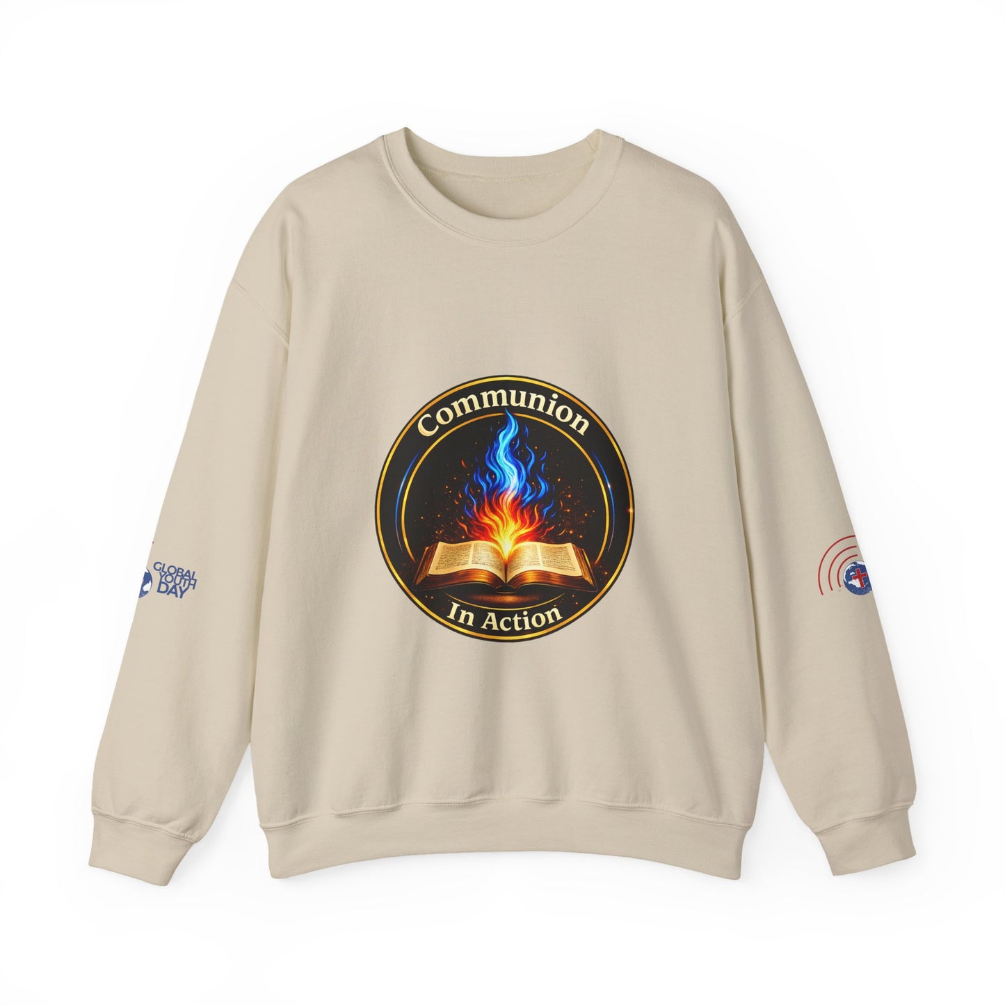 Communion In Action — Gildan 18000 Crewneck Sweatshirt