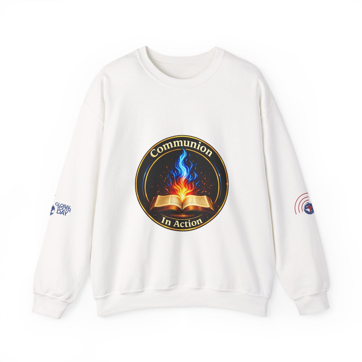 Communion In Action — Gildan 18000 Crewneck Sweatshirt