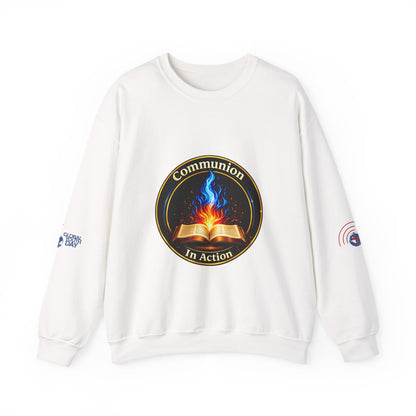 Communion In Action — Gildan 18000 Crewneck Sweatshirt