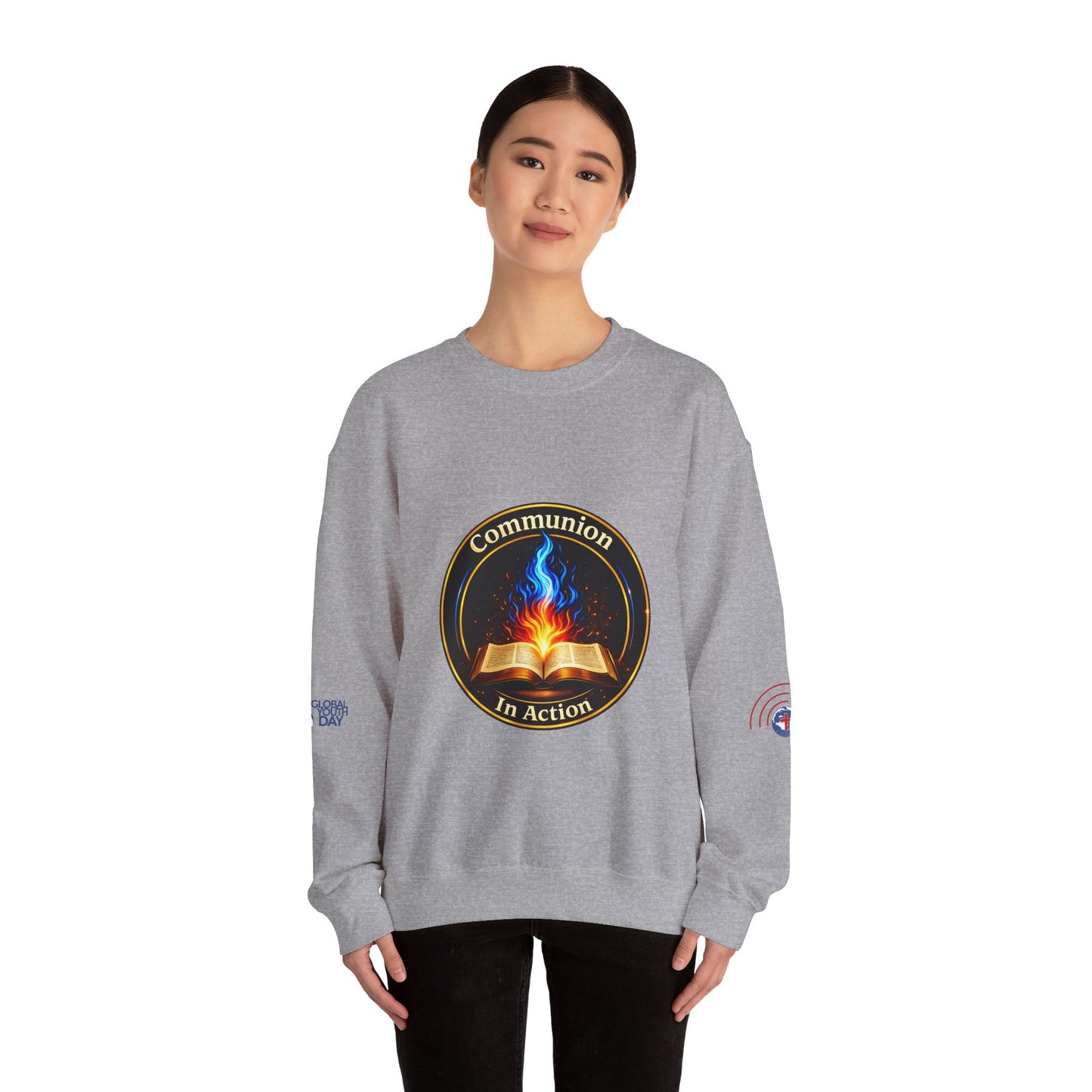 Communion In Action — Gildan 18000 Crewneck Sweatshirt