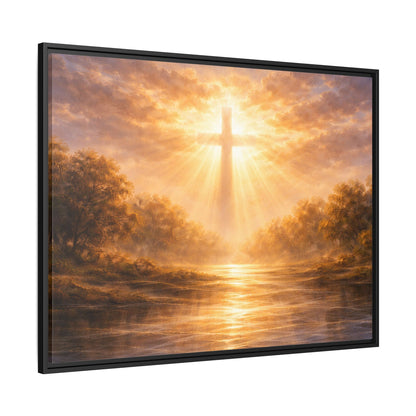 Rooted In Grace — Stillness at Dawn Framed Canvas