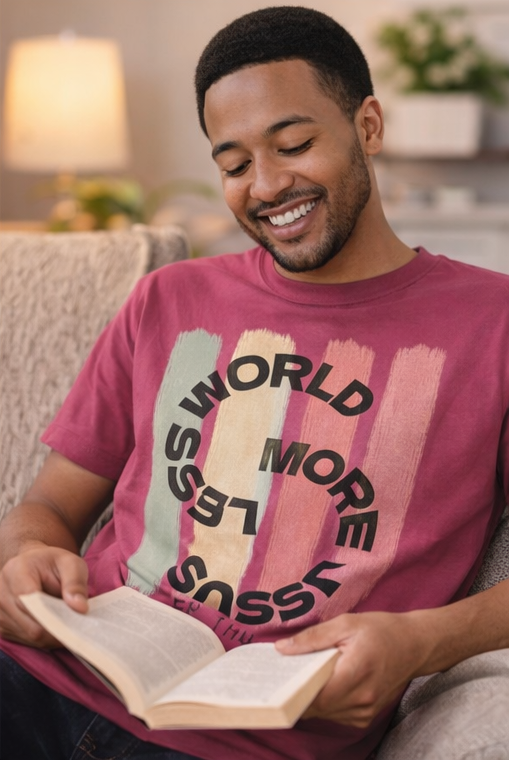 Unisex Faith Tee - Less World, More Jesus