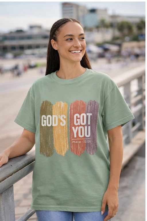 God's Got You Unisex T‑Shirt — Psalm 55:22 Inspirational Christian Tee