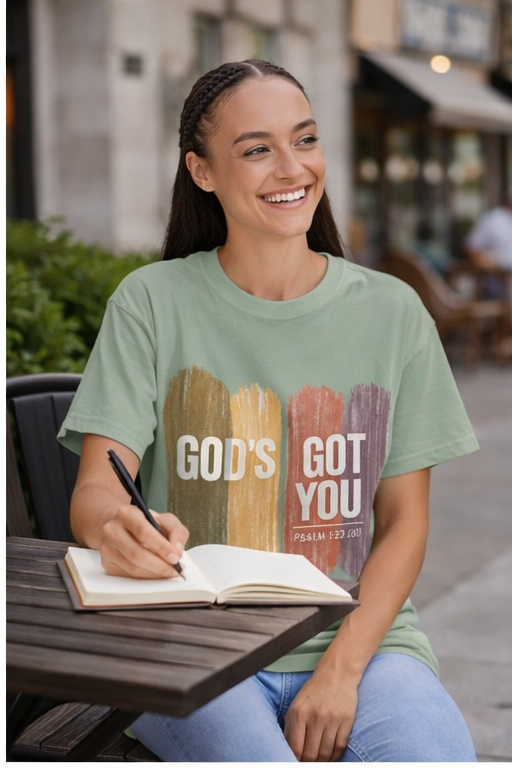 God's Got You Unisex T‑Shirt — Psalm 55:22 Inspirational Christian Tee