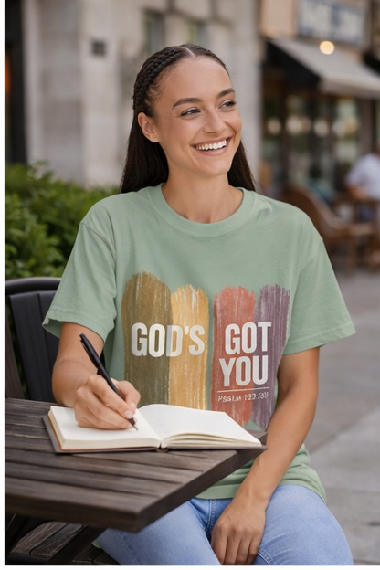 God's Got You Unisex T‑Shirt — Psalm 55:22 Inspirational Christian Tee