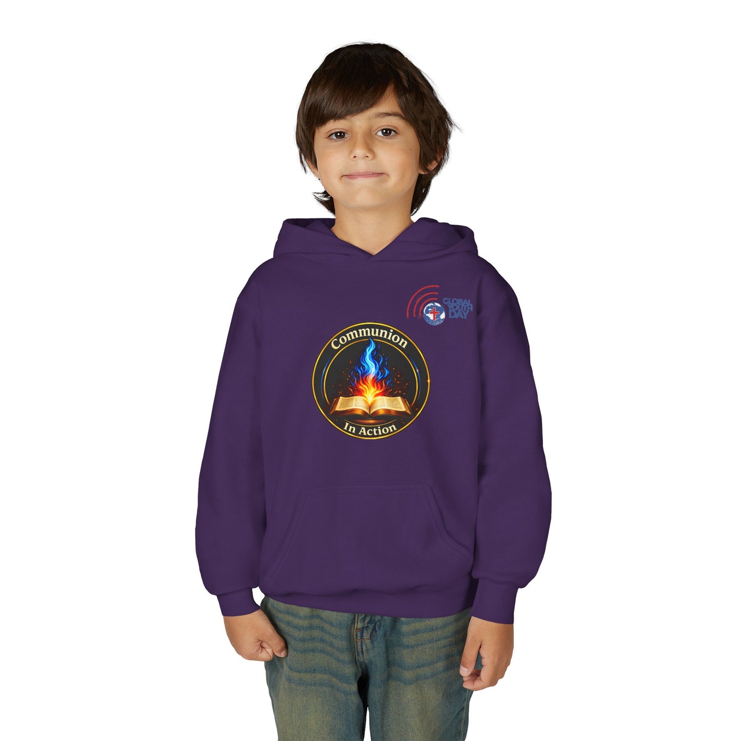Communion In Action — Global Youth Day Youth Hoodie