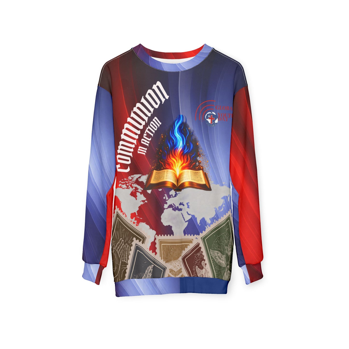 Communion In Action — Christian Faith All-Over Print