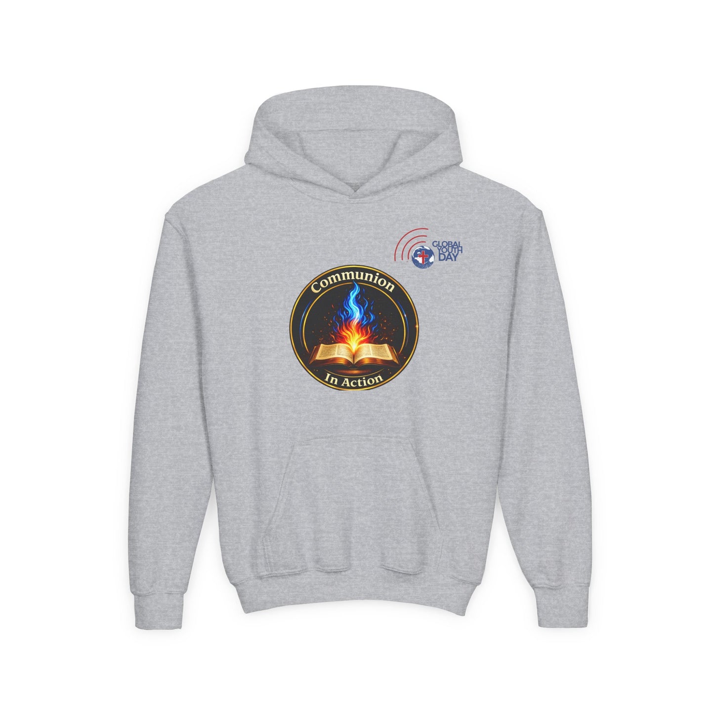 Communion In Action — Global Youth Day Youth Hoodie