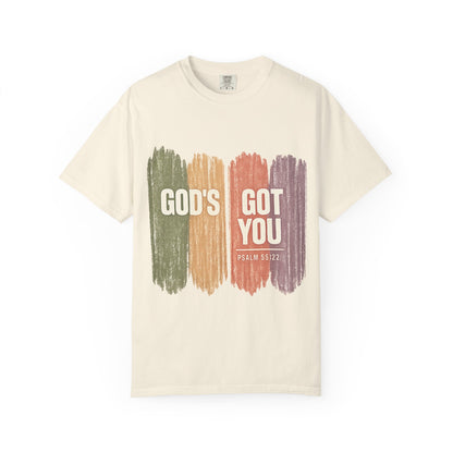 God's Got You Unisex T‑Shirt — Psalm 55:22 Inspirational Christian Tee
