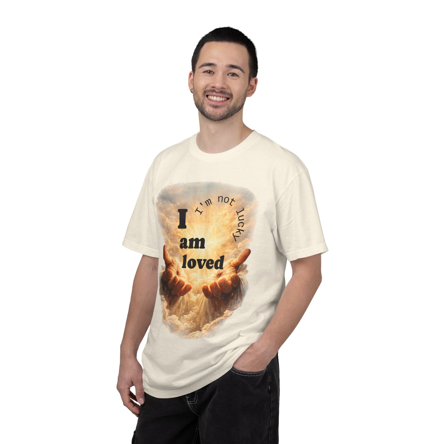 Golden Promises — “I Am Loved” Garment-Dyed Tee