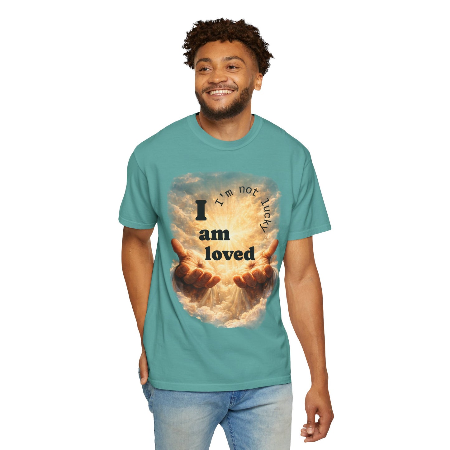 Golden Promises — “I Am Loved” Garment-Dyed Tee