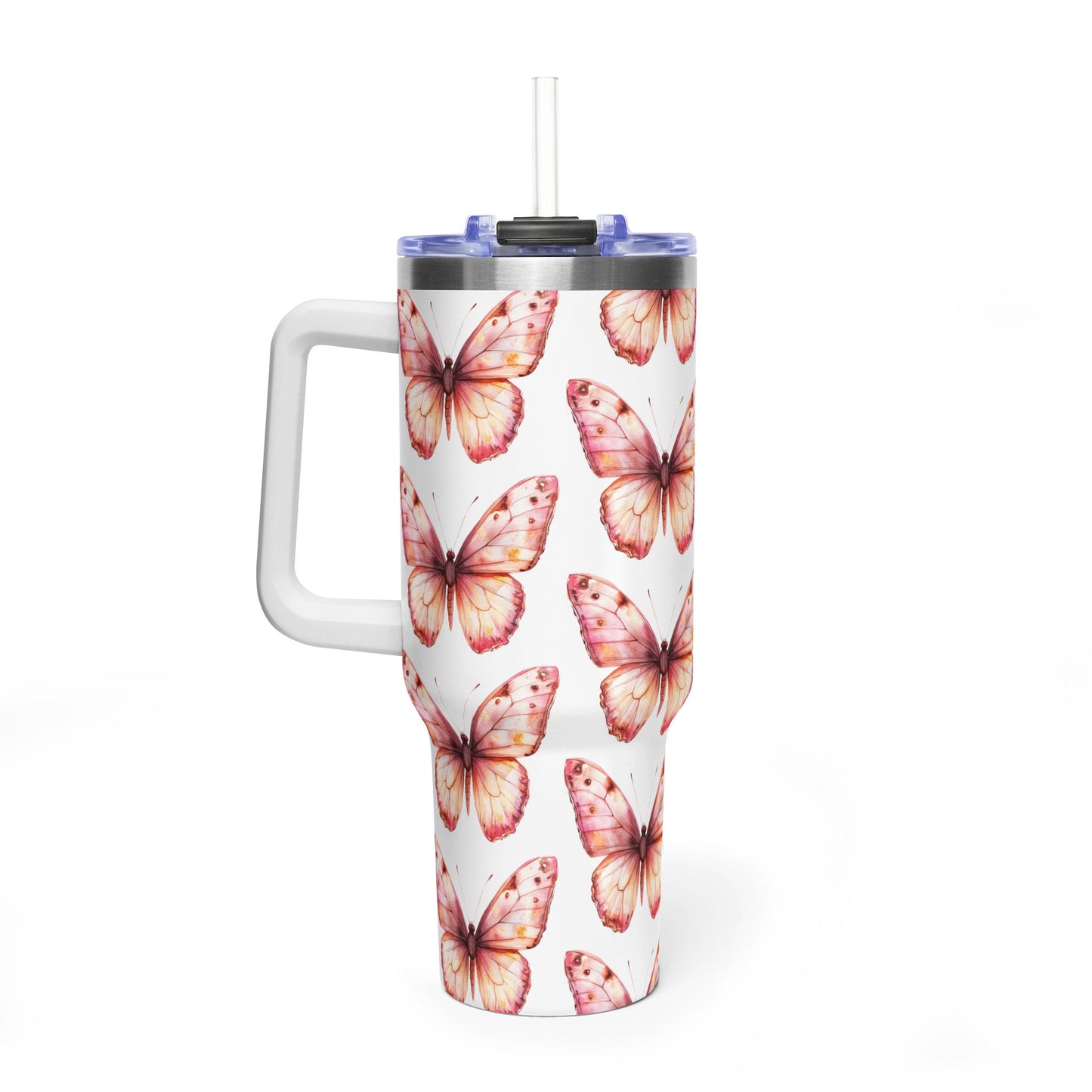 40oz Butterfly Thermal Tumbler – Insulated Vacuum Travel Mug