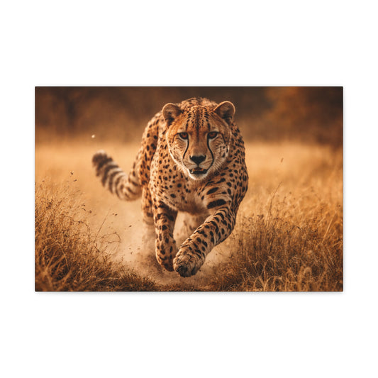FERA ANIMA — Cheetah in Motion Canvas