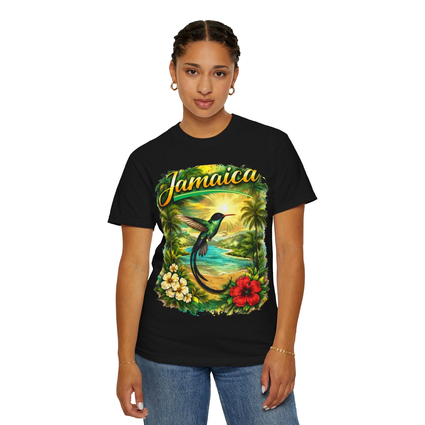 Yaad Vibes - Jamaica Tropical Hummingbird T-Shirt