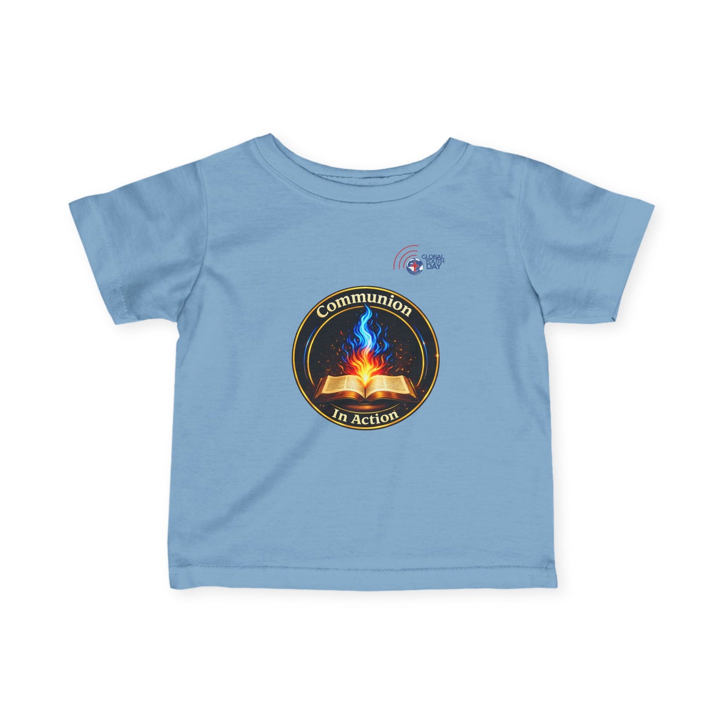 Communion In Action — Infant Faith Tee