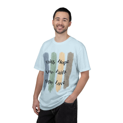 Golden Promises — Faith, Hope, Love Garment-Dyed Tee
