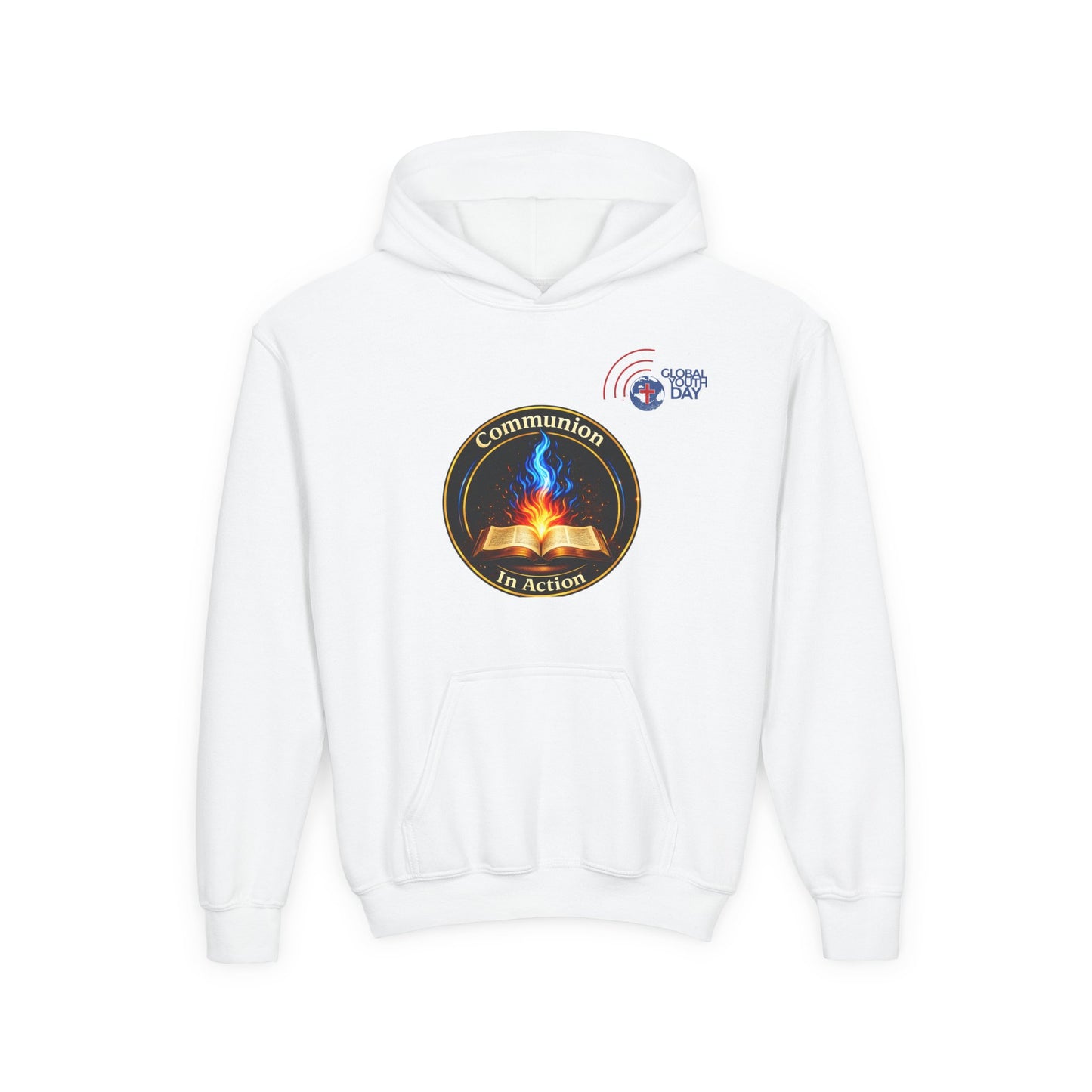 Communion In Action — Global Youth Day Youth Hoodie