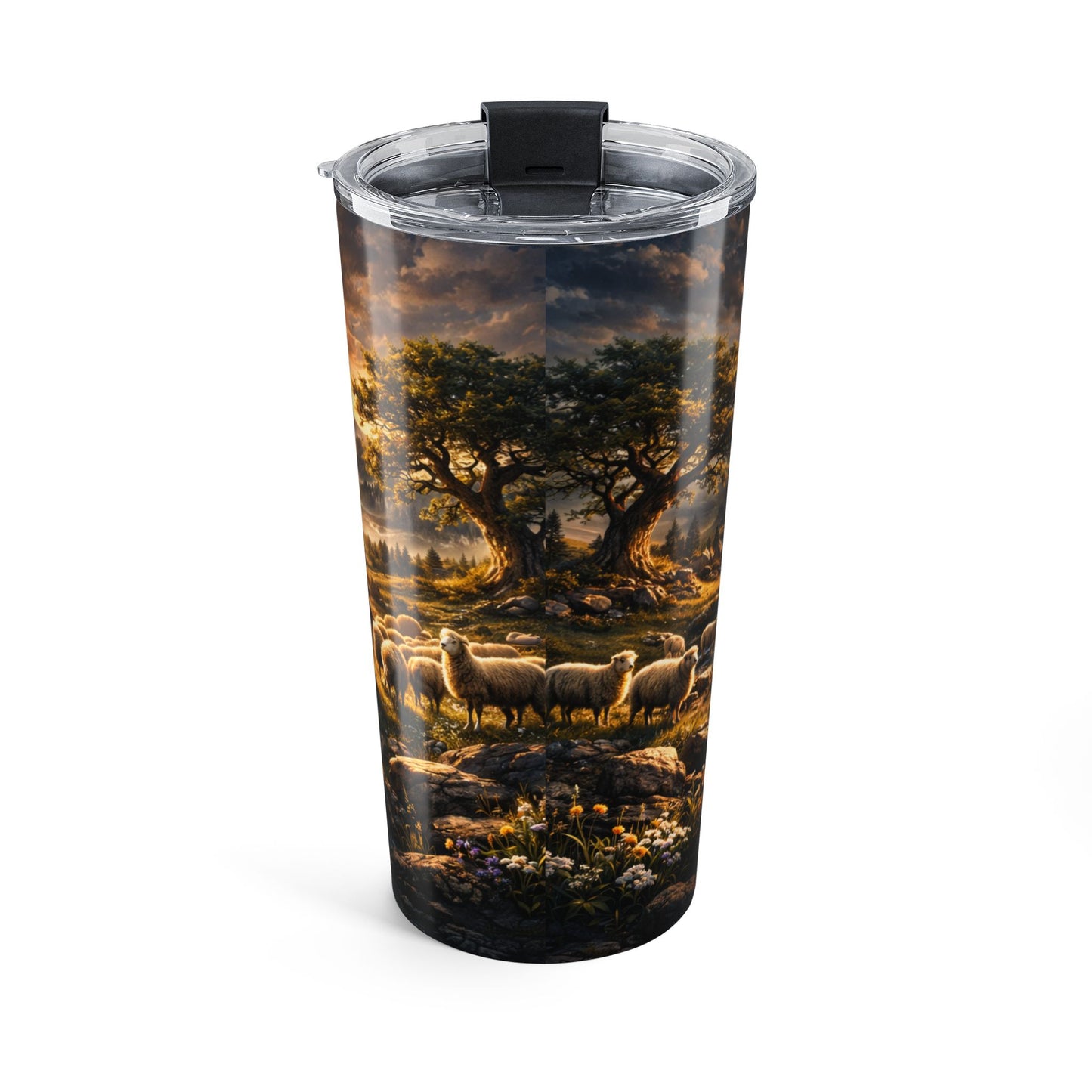 20oz Scripture Tumbler – "Shepherds" Jeremiah 3:15 Travel Mug