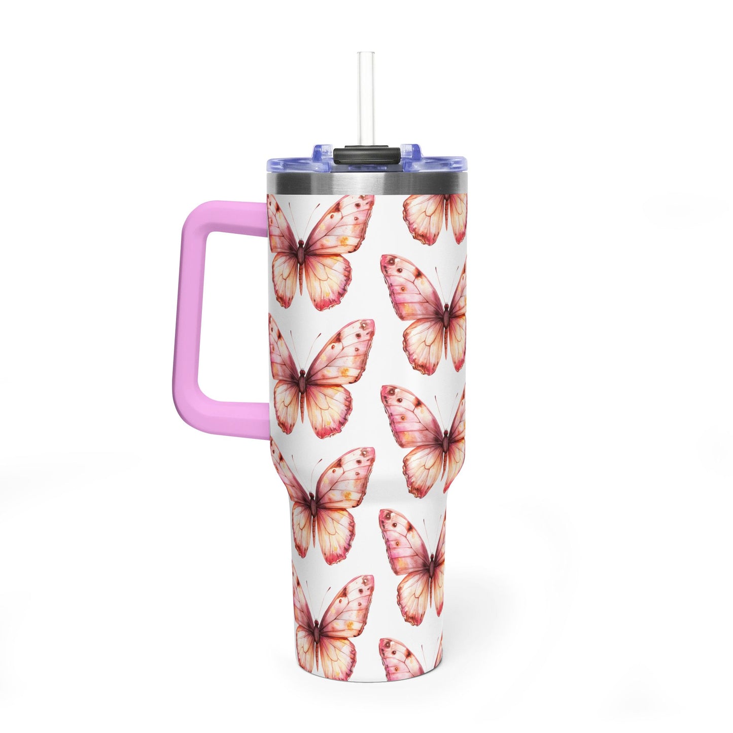 40oz Butterfly Thermal Tumbler – Insulated Vacuum Travel Mug