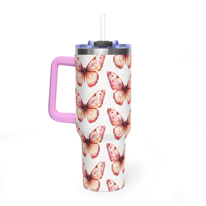 40oz Butterfly Thermal Tumbler – Insulated Vacuum Travel Mug