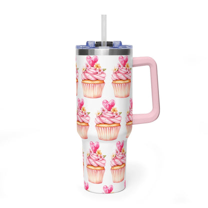 Grace in Bloom40oz Vacuum Tumbler — Insulated Travel Mug