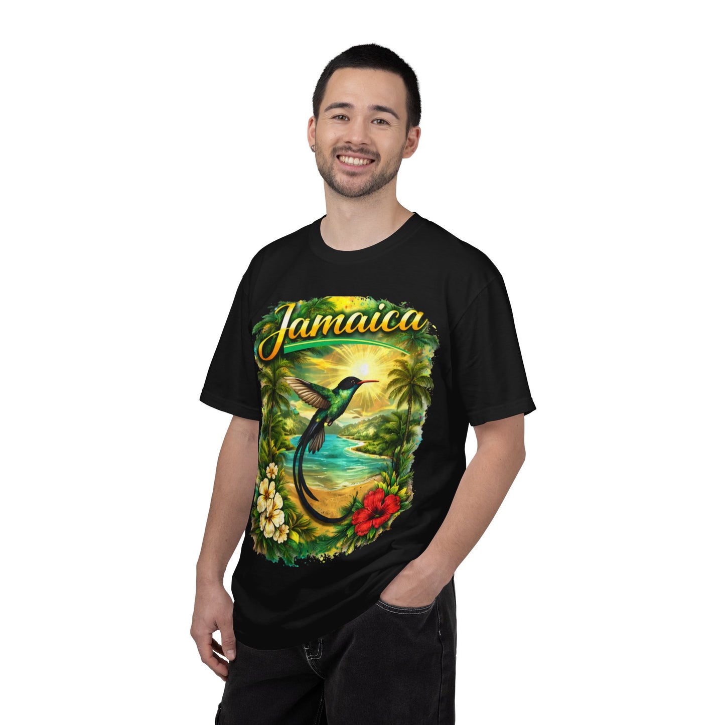 Yaad Vibes - Jamaica Tropical Hummingbird T-Shirt