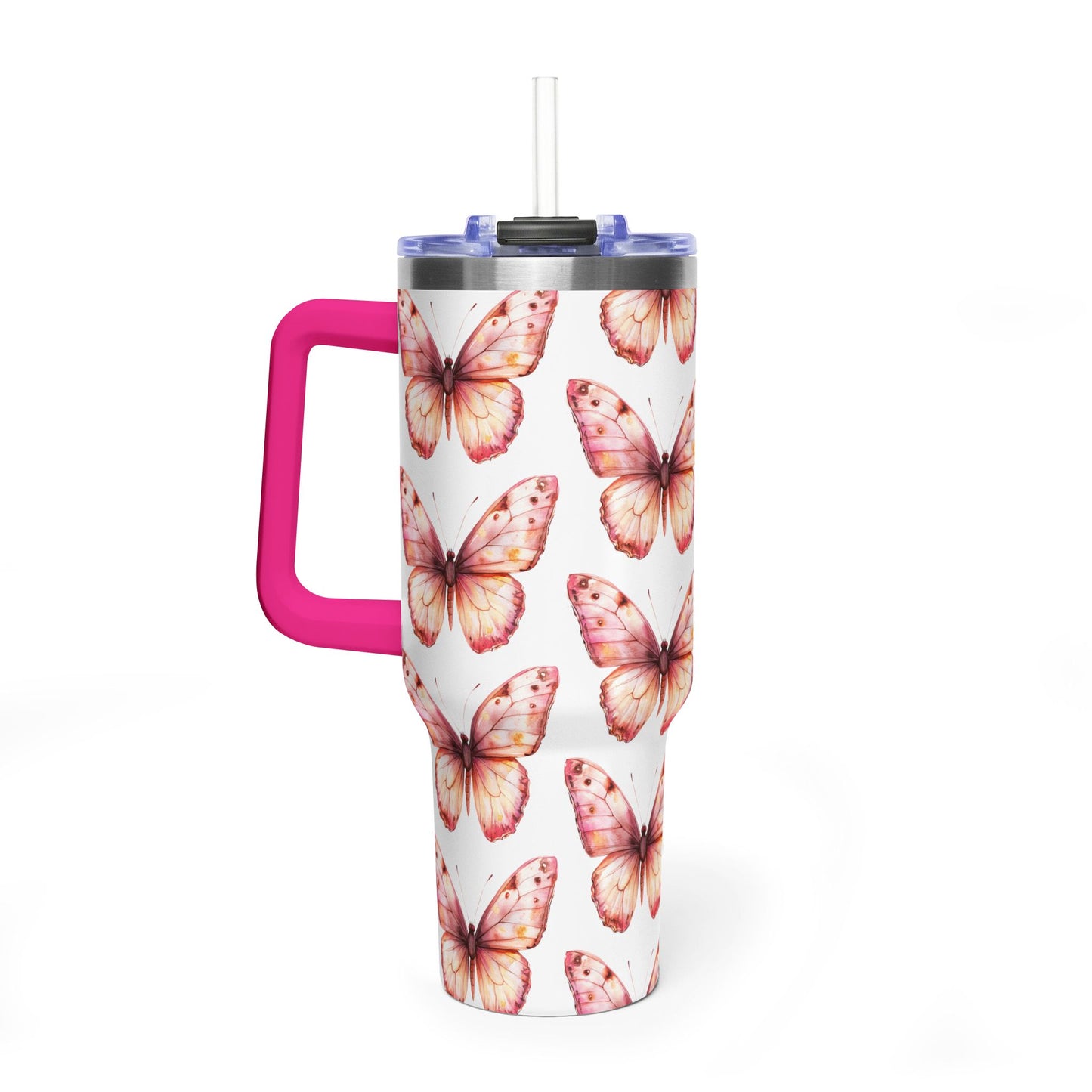 40oz Butterfly Thermal Tumbler – Insulated Vacuum Travel Mug