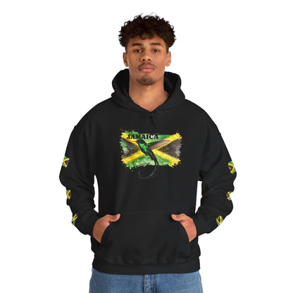 Yaad Vibes - Jamaica Flag Hummingbird Hoodie